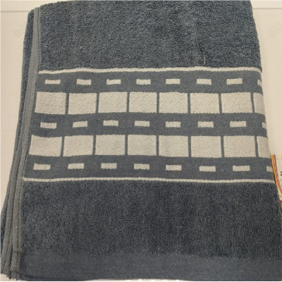 Полотенце баня серое