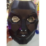 Маска черная с рисунком