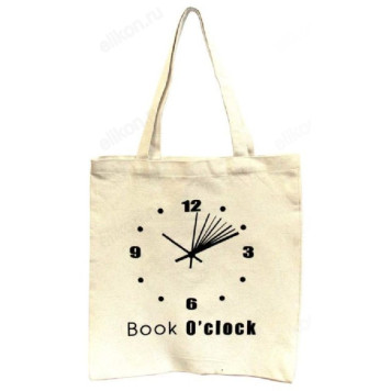 Сумка-шоппер 33х44см Часы