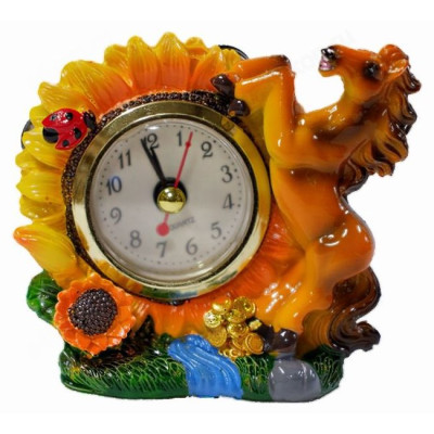 Сувенир часы Лошадь 8*9 ЧЛ-8/9