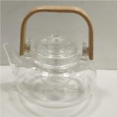 Чайник заварочный стекло 800мл ручка бамбук