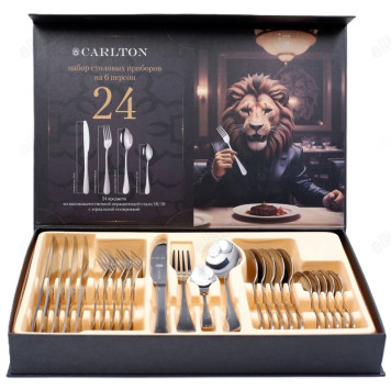 Набор столовых приборов CARTLON Premium CL-7000 24шт.