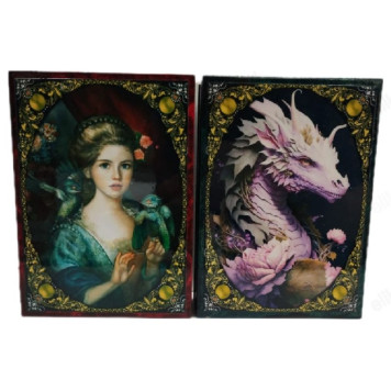 Шкатулка дерево Дракон-1