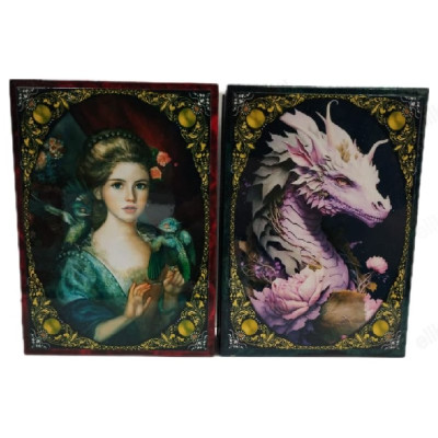 Шкатулка дерево Дракон-1