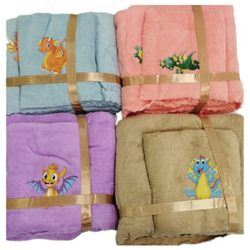 Полотенце баня+руки набор дракон