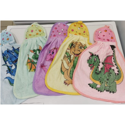 Салфетка груша микрофибра 35*24см кр12шт дракон