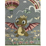 Полотенце льняное баня Дракон