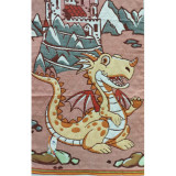 Полотенце льняное лицо Дракон