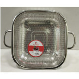 Дуршлаг металл квадрат 22*22см Д-22/157607