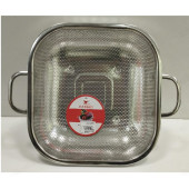 Дуршлаг металл квадрат 22*22см Д-22/157607