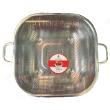 Дуршлаг металл квадрат 26*26см Д-22/1576078