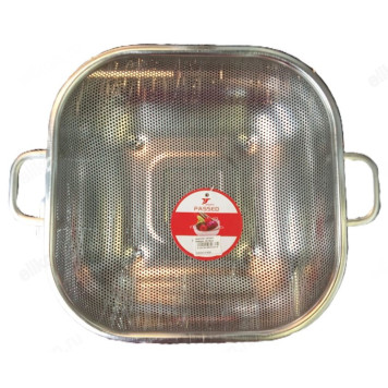 Дуршлаг металл квадрат 26*26см Д-22/1576078