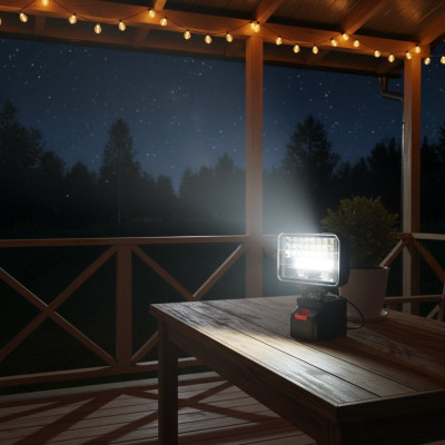 Фонарь-прожектор D235 аккумулятор-4