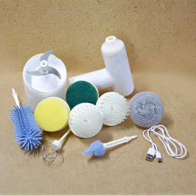 Щетка для уборки USB 9 насадок DH-260 (ZK-879)-6