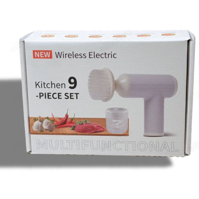 Щетка для уборки USB 9 насадок DH-260 (ZK-879)-7