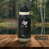 Термос DL1800 1,8л пл, стекл, колба