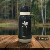 Термос DL1800 1,8л пл, стекл, колба