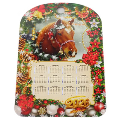 Доска разделочная сувенир НГ Пожелания 280 210 6-1