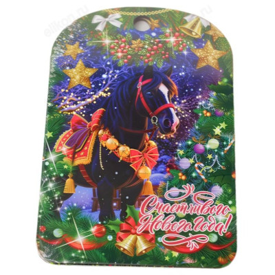 Доска разделочная сувенир НГ Пожелания 280 210 6-3