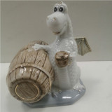 Сувенир С16 дракон фарфор Пивная бочка