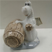 Сувенир С16 дракон фарфор Пивная бочка