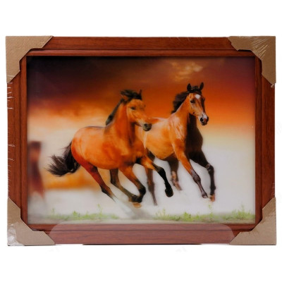 Картина 5D DS835/100 №100 36*46 "Скакуны 3"