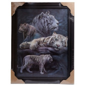 Картина 5D DS835/105 №105 36*46 "Тигры 3"