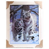 Картина 5D DS835/106 №106 36*46 "Тигры 4"