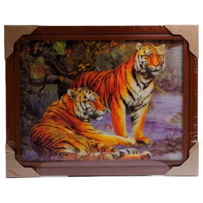 Картина 5D DS835/111 №111 36*46 "Тигры"