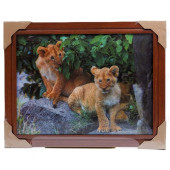 Картина 5D DS835/118 №118 36*46 "Львята"