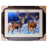 Картина 5D DS835/13 №13 "2 оленя"