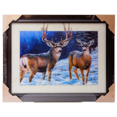 Картина 5D DS835/13 №13 "2 оленя"