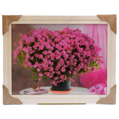 Картина 5D DS835/133 №133 36*46 "Розовые цветы"