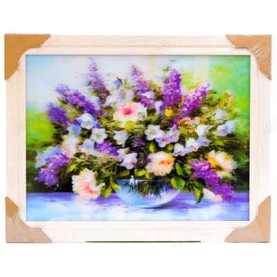 Картина 5D DS835/136 №136 36*46 " Букет с колокольчиками" 