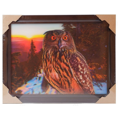 Картина 5D DS835/14 №14 "Сова в лесу"