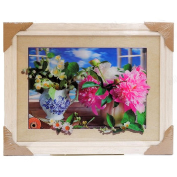 Картина 5D DS835/141 №141 36*46 "Цветы"