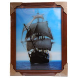 Картина 5D DS835/165 №165 36*46 "Корабль"