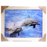 Картина 5D DS835/167 №167 36*46 " Дельфины" 