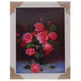 Картина 5D DS835/17 №17 "Розы в черной вазе"