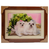 Картина 5D DS835/171 №171 36*46 "Две собачки"