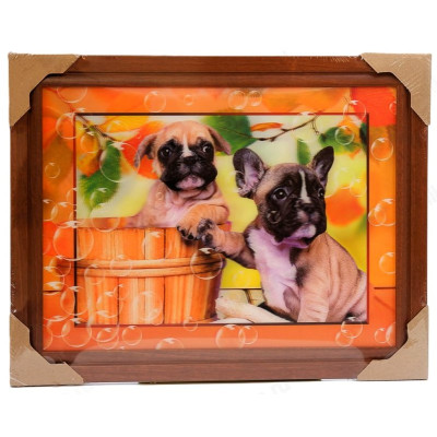 Картина 5D DS835/173 №173 36*46 "Щенки 4"