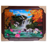 Картина 5D DS835/180 №180 36*46 "Журавли и лотосы"