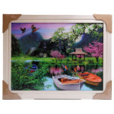 Картина 5D DS835/181 №181 36*46 "Райское озеро"