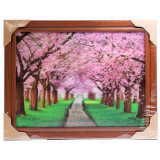 Картина 5D DS835/182 №182 36*46 "Цветущая аллея"