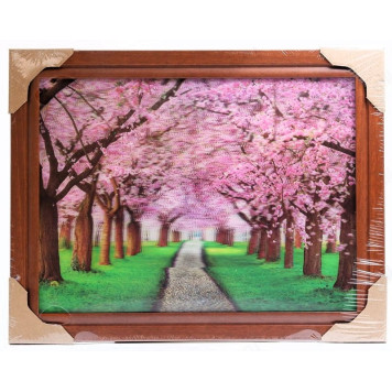 Картина 5D DS835/182 №182 36*46 "Цветущая аллея"