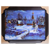 Картина 5D DS835/185 №185 36*46 "Зимний вечер"