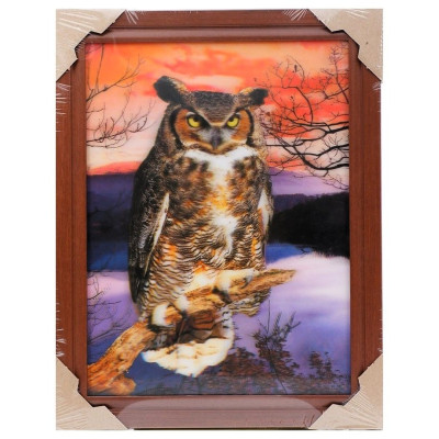 Картина 5D DS835/19 №19 "Сова на ветке"