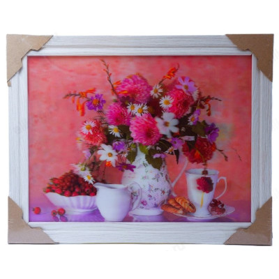 Картина 5D DS835/2 №2 "Цветы и печенье"