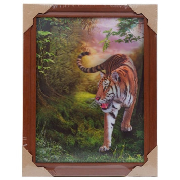 Картина 5D DS835/21 №21 "Тигр в лесу"