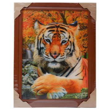 Картина 5D DS835/22 №22 "Отдыхающий тигр у воды"